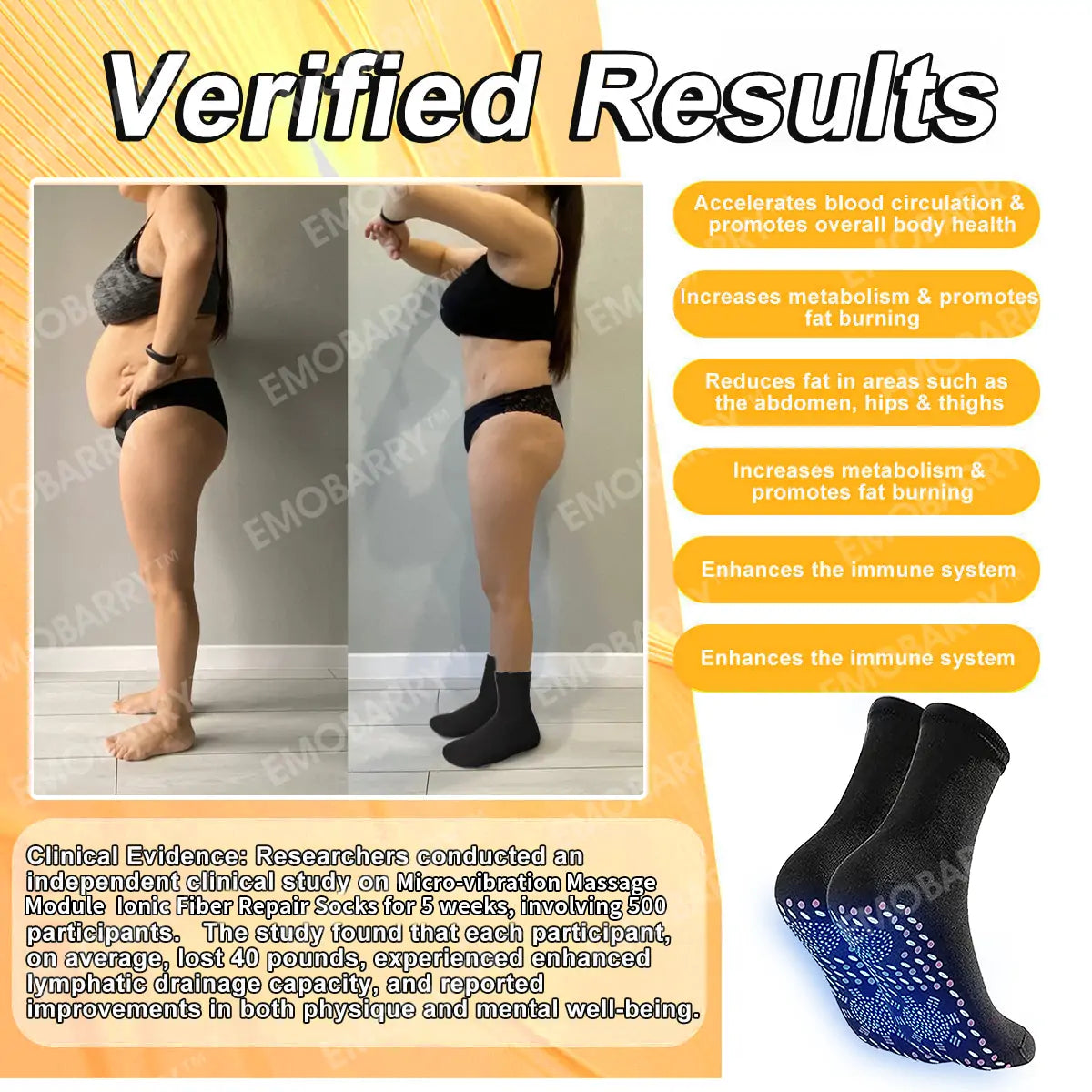 EMOBARRY® VitaluxeTourmaline Magnetic Compression Therapy Socks 🧦【🎁2026 Exclusive Offer - 80% OFF】