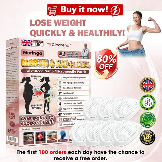 |🧑‍⚕️ 𝐎𝐟𝐟𝐢𝐜𝐢𝐚𝐥 𝐔𝐊 𝐒𝐭𝐨𝐫𝐞 🇬🇧| 𝐂𝐥𝐞𝐚𝐫𝐞𝐧𝐚® 𝟏𝟎-𝐢𝐧-𝟏 𝐀𝐝𝐯𝐚𝐧𝐜𝐞𝐝 𝐍𝐚𝐧𝐨 𝐌𝐢𝐜𝐫𝐨𝐧𝐞𝐞𝐝𝐥𝐞 𝐏𝐚𝐭𝐜𝐡 (𝐌𝐨𝐫𝐢𝐧𝐠𝐚 · 𝐁𝐞𝐫𝐛𝐞𝐫𝐢𝐧𝐞 × 𝐍𝐀𝐃+) — 𝐎𝐧𝐜𝐞 𝐃𝐚𝐢𝐥𝐲, 𝐑𝐞𝐬𝐮𝐥𝐭𝐬 𝐢𝐧 𝟕 𝐃𝐚𝐲𝐬