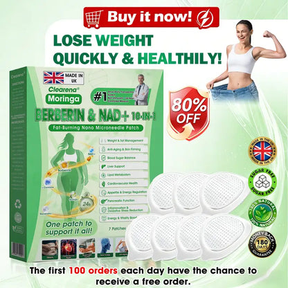 | 𝐎𝐟𝐟𝐢𝐜𝐢𝐚𝐥 🇬🇧 𝐔𝐊 𝐒𝐭𝐨𝐫𝐞 👩‍⚕️🌿 𝐂𝐥𝐞𝐚𝐫𝐞𝐧𝐚® 𝐌𝐨𝐫𝐢𝐧𝐠𝐚 𝐁𝐞𝐫𝐛𝐞𝐫𝐢𝐧𝐞 𝐍𝐀𝐃+ 𝟏𝟎-𝐢𝐧-𝟏 𝐀𝐝𝐯𝐚𝐧𝐜𝐞𝐝 𝐍𝐚𝐧𝐨 𝐌𝐢𝐜𝐫𝐨𝐧𝐞𝐞𝐝𝐥𝐞 𝐏𝐚𝐭𝐜𝐡 - 𝐎𝐧𝐜𝐞 𝐃𝐚𝐢𝐥𝐲, 𝐕𝐢𝐬𝐢𝐛𝐥𝐞 𝐑𝐞𝐬𝐮𝐥𝐭𝐬 𝐢𝐧 𝟕 𝐃𝐚𝐲𝐬